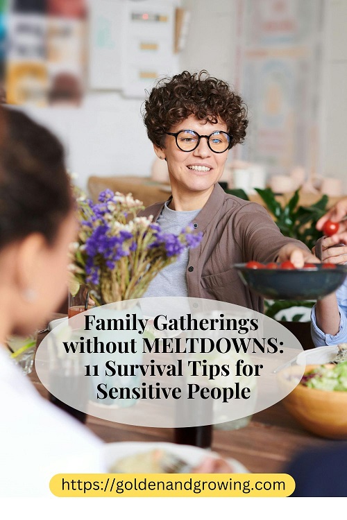 The ultimate "family gathering survival guide" for sensitive people.