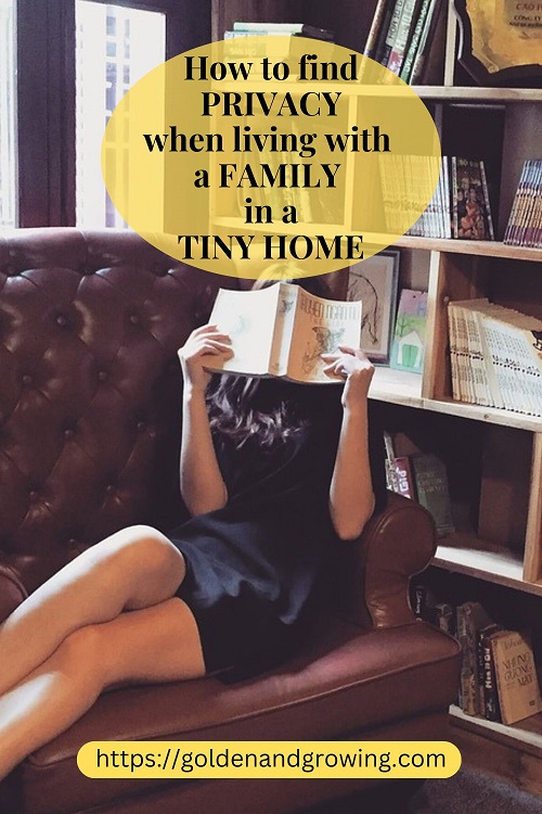 How to find personal space when living in a small home with family.